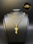 Child Jesus Pendant and Chain