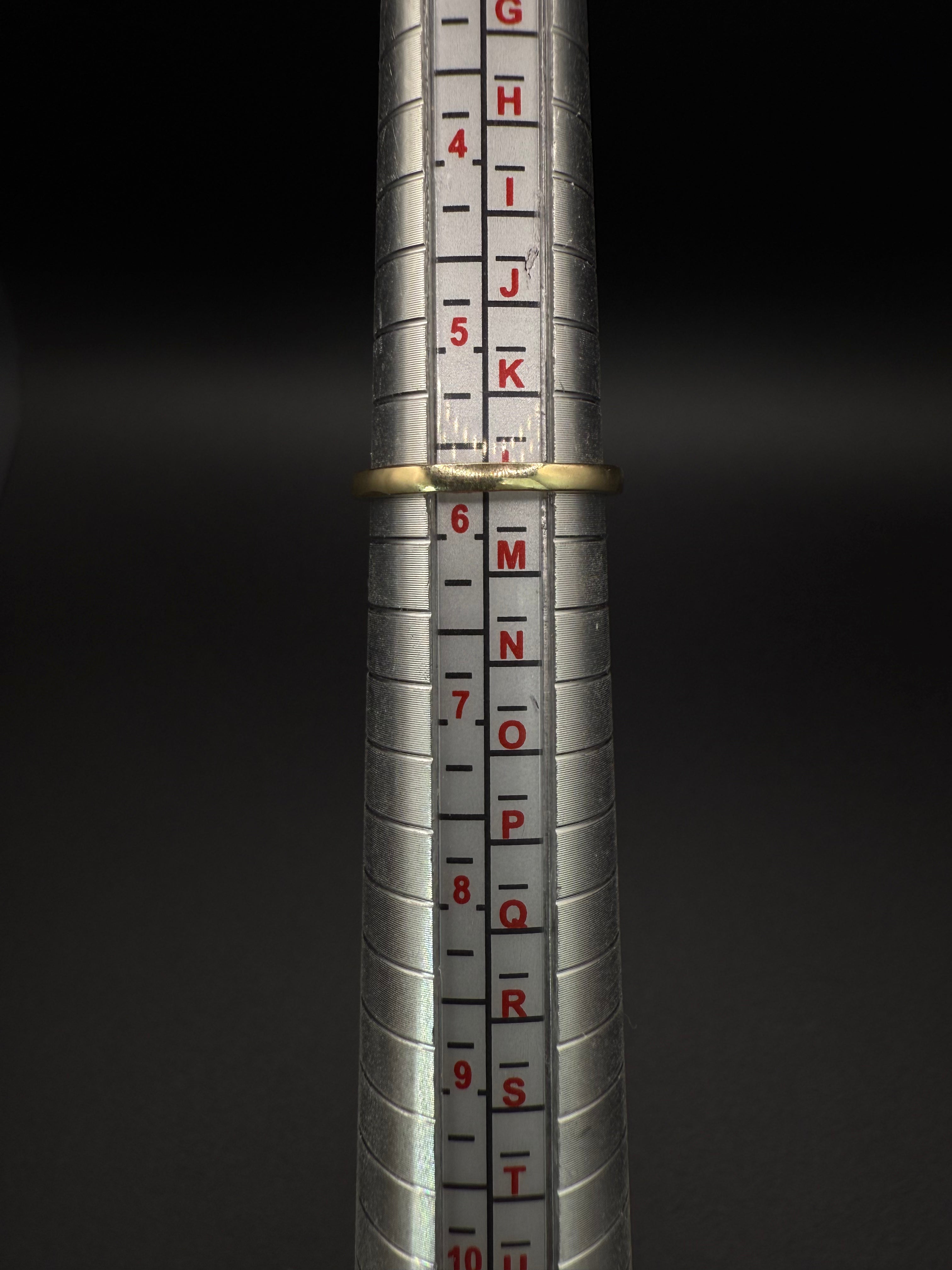 14K Yellow Gold Solitaire Oval Lab Diamond Ring