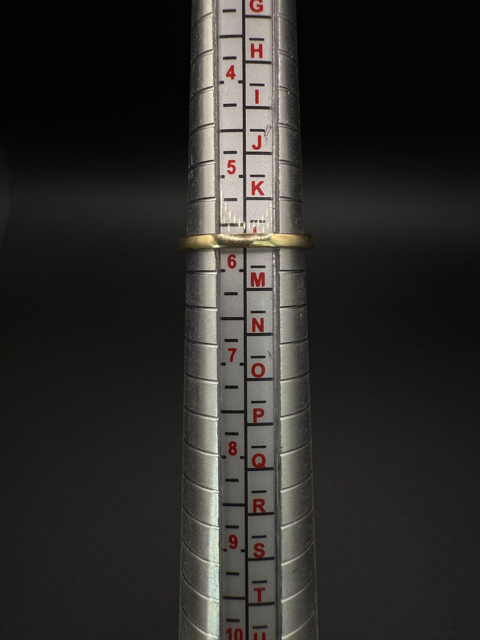 14K Yellow Gold Solitaire Oval Lab Diamond Ring