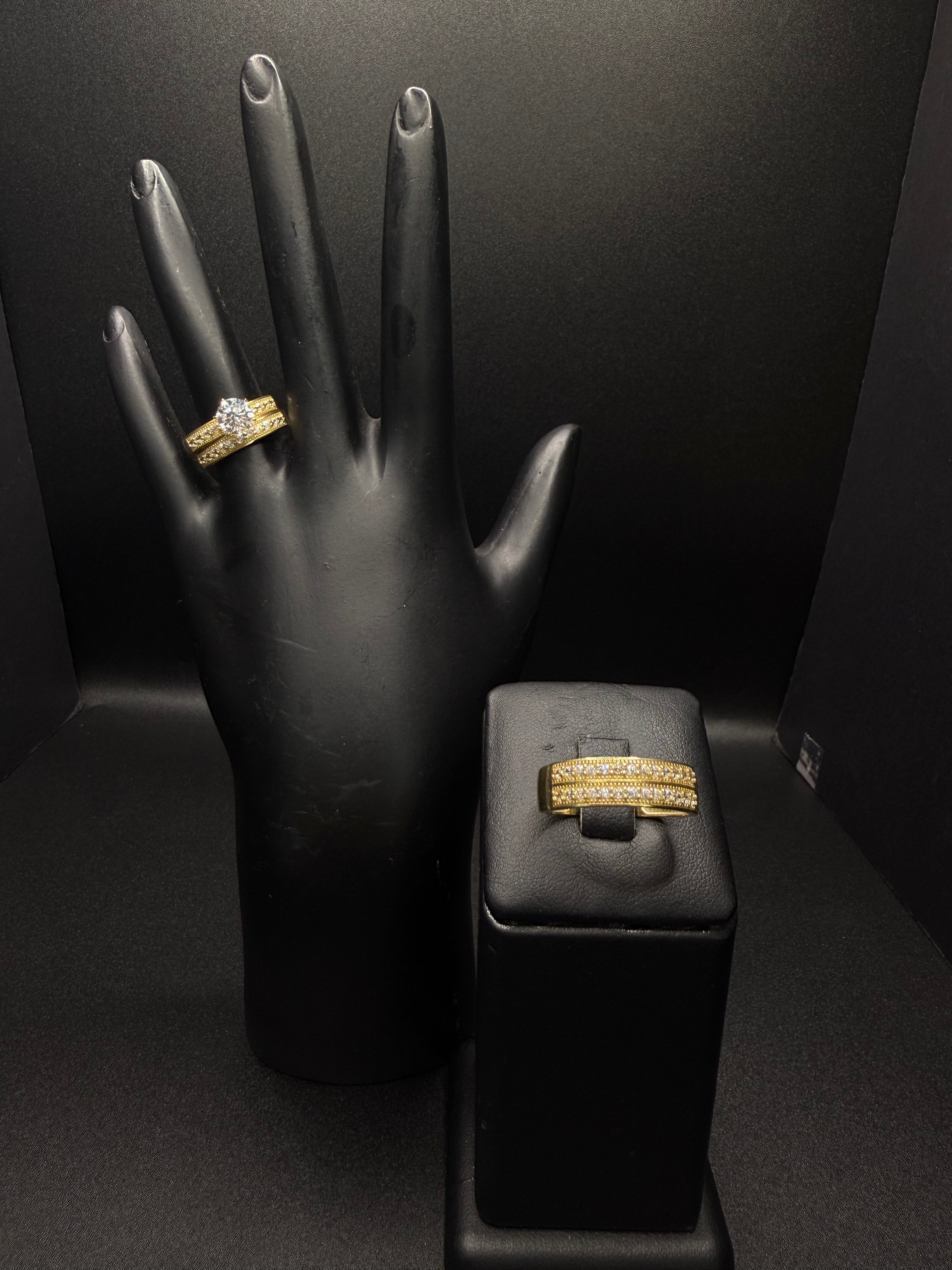 Trio Wedding Ring 14KT