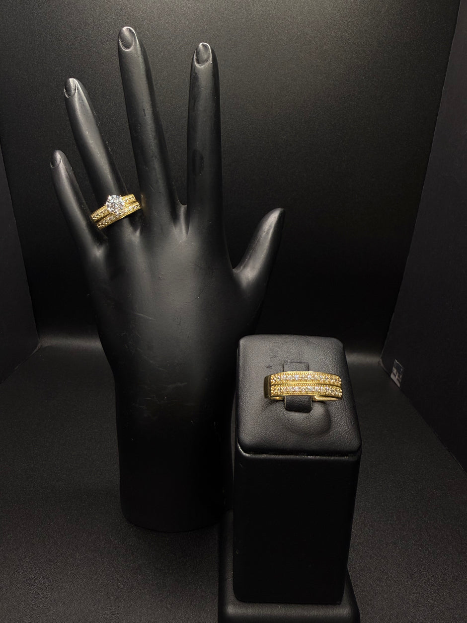 Trio Wedding Ring 14KT