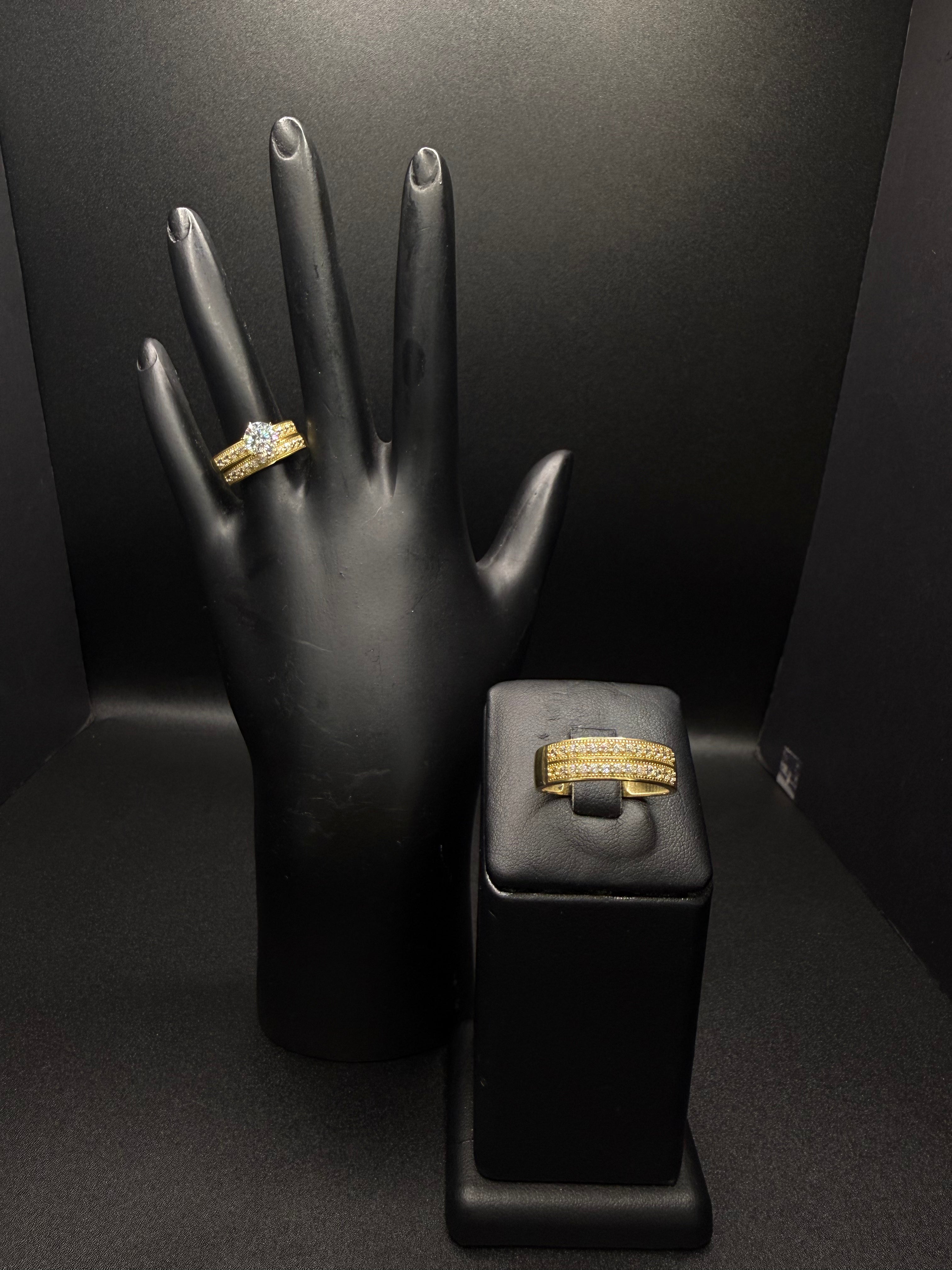 Trio Wedding Ring 14KT