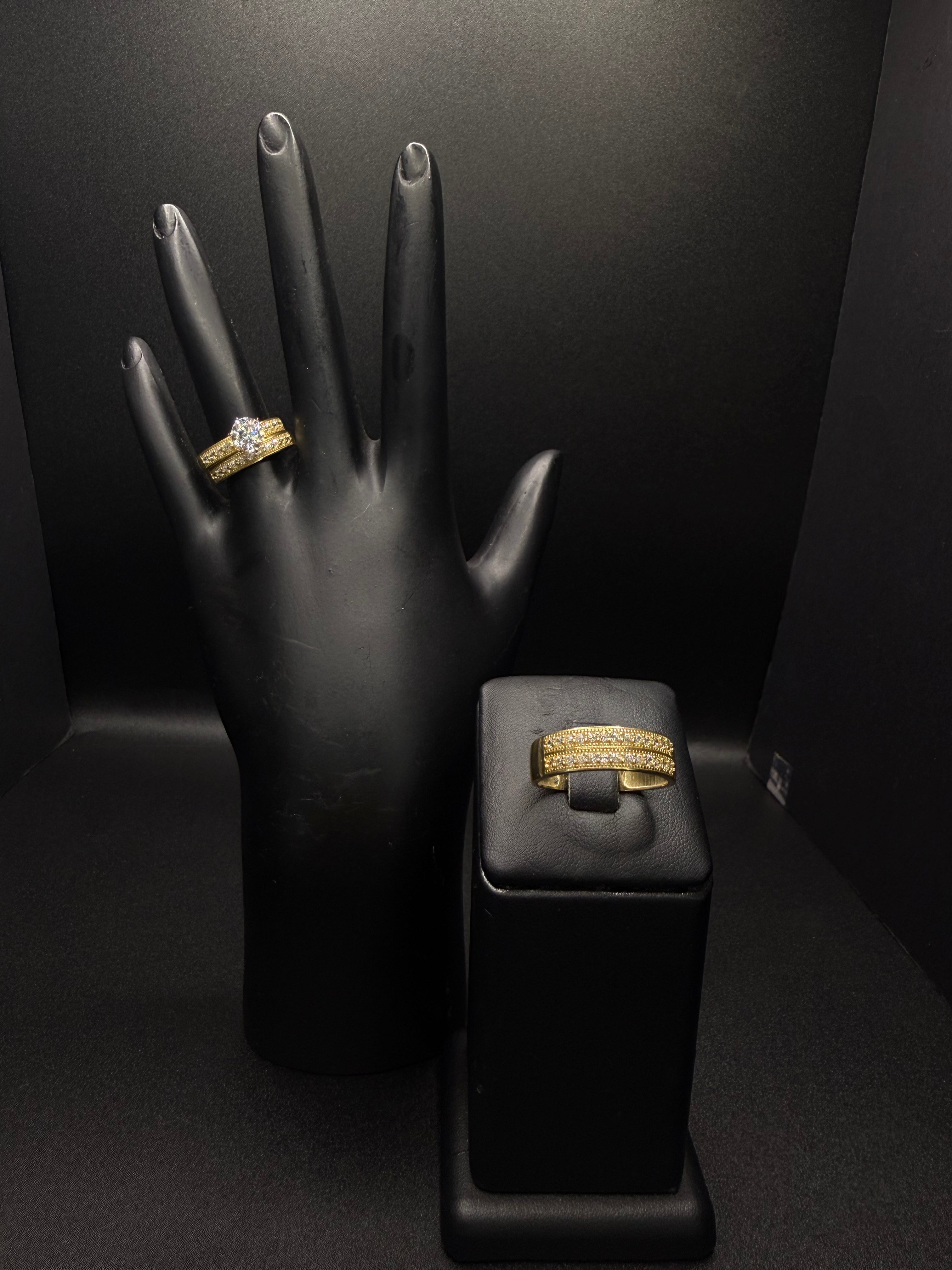 Trio Wedding Ring 14KT