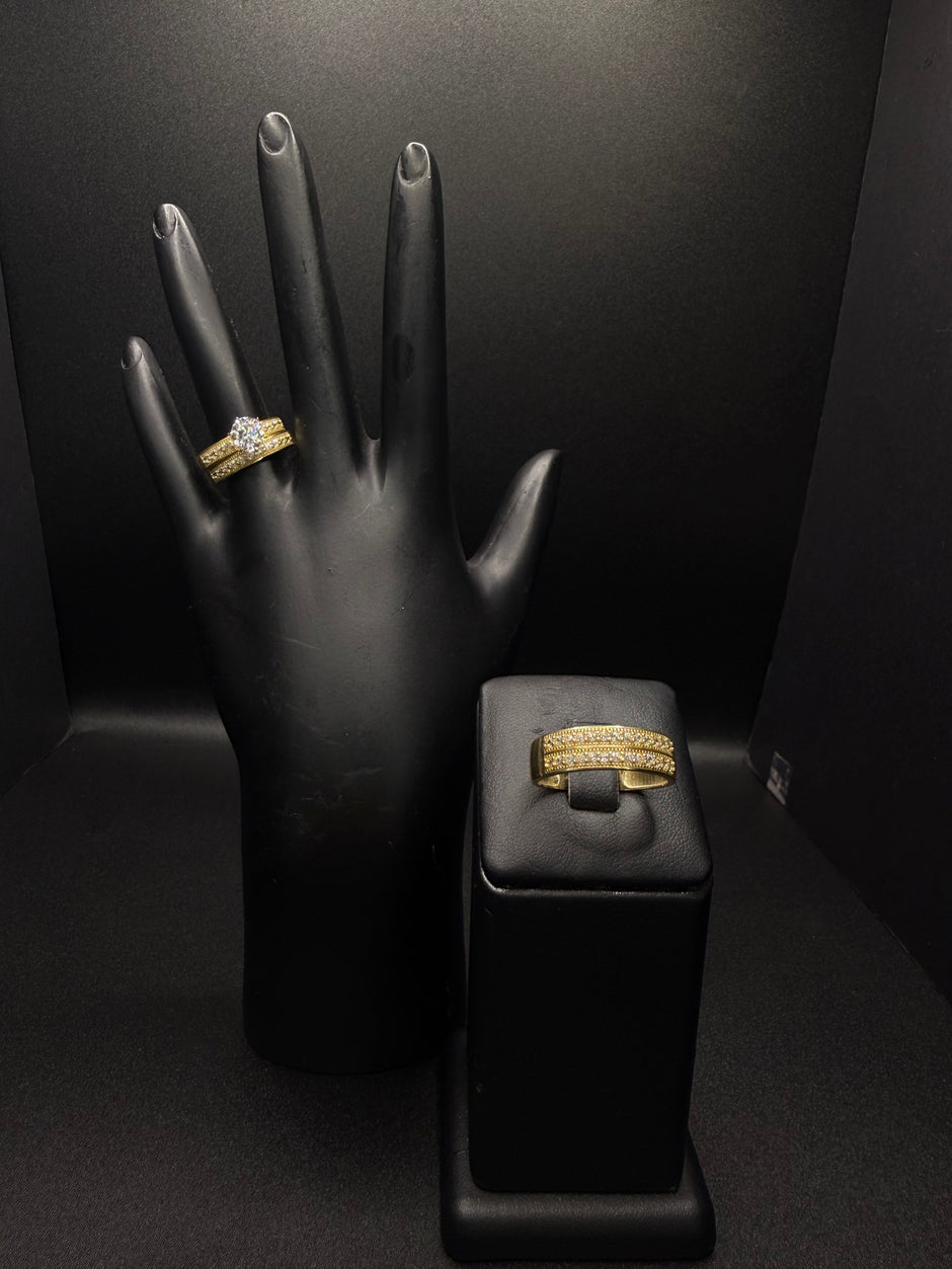 Trio Wedding Ring 14KT