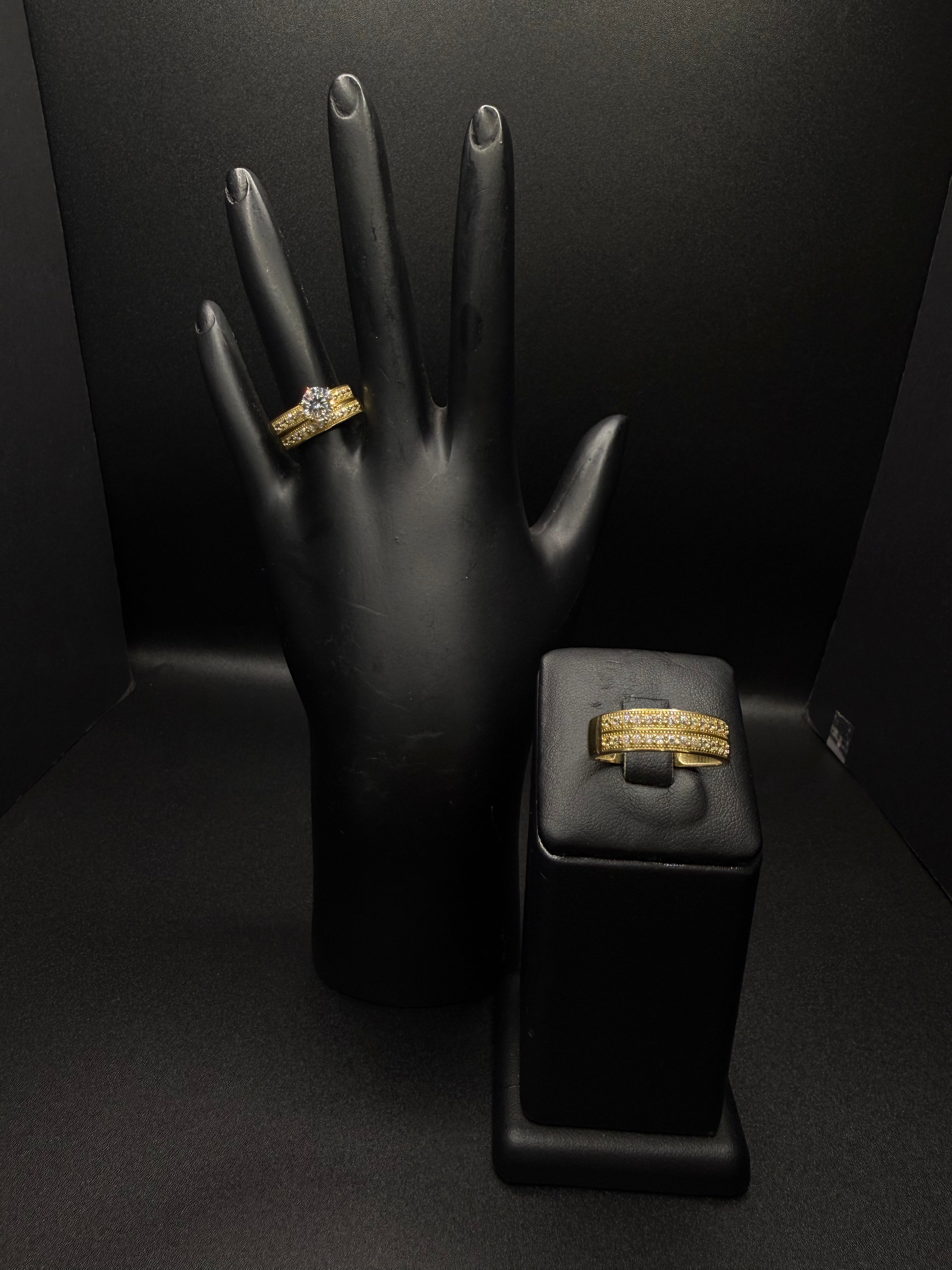 Trio Wedding Ring 14KT