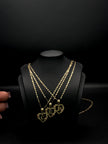 KID'S CHAIN AND PENDANT INITIAL 14KT