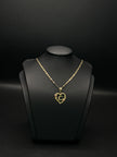 KID'S CHAIN AND PENDANT INITIAL 14KT