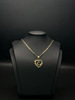 KID'S CHAIN AND PENDANT INITIAL 14KT