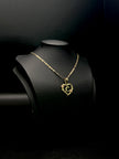 KID'S CHAIN AND PENDANT INITIAL 14KT