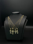 Kids Chain And Initial Pendant 14KT