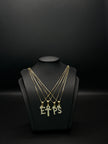 Kids Chain And Initial Pendant 14KT