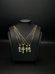 Kids Chain And Initial Pendant 14KT