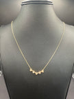 DELICATE 14KT HEARTS CHAIN