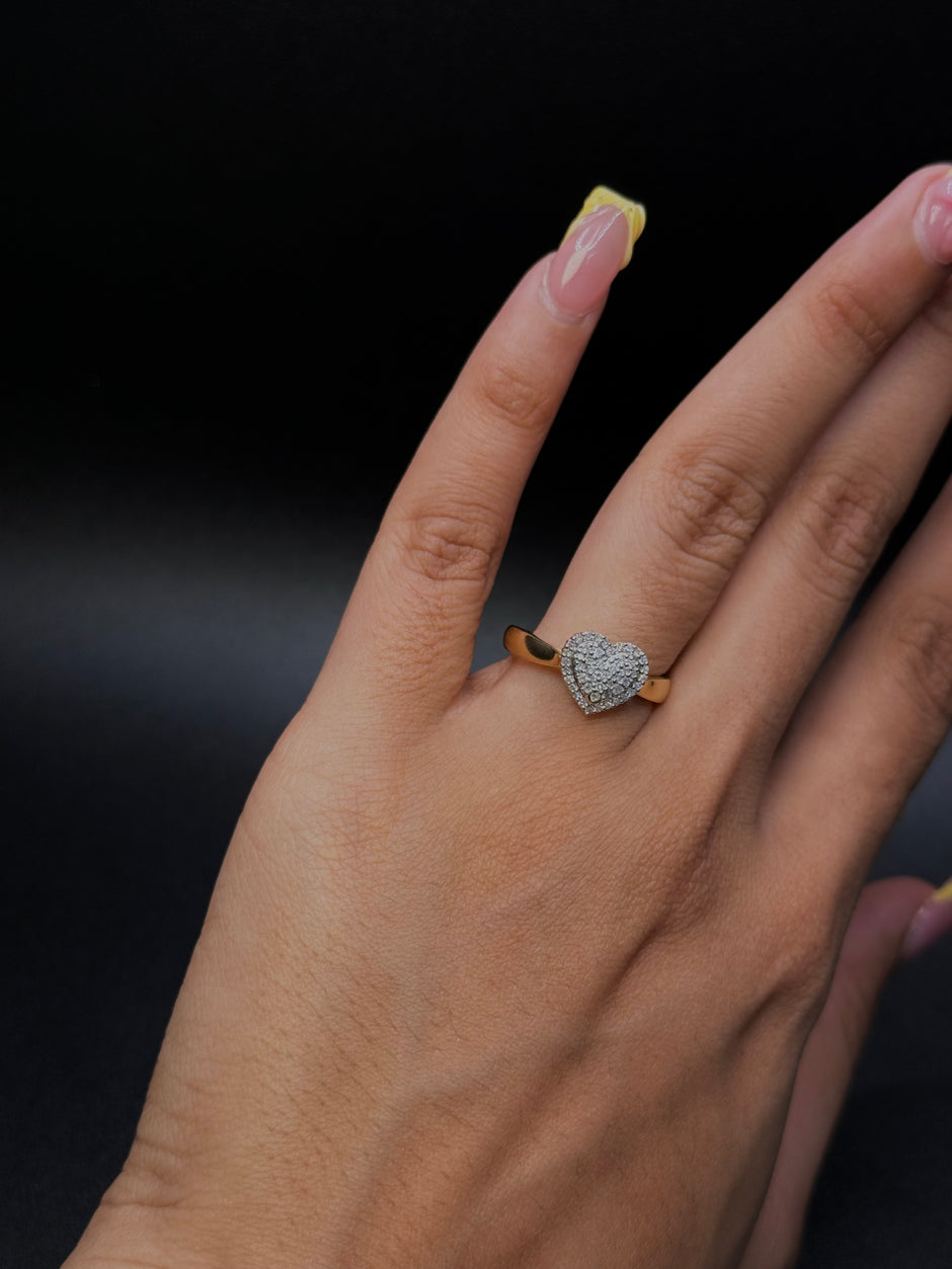 Heart Shape Diamond Ring
