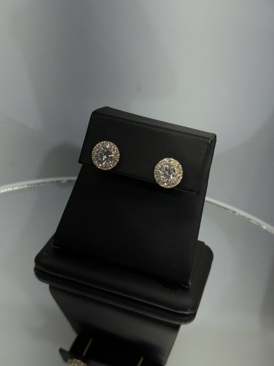 DIAMOND EARRINGS 14KT