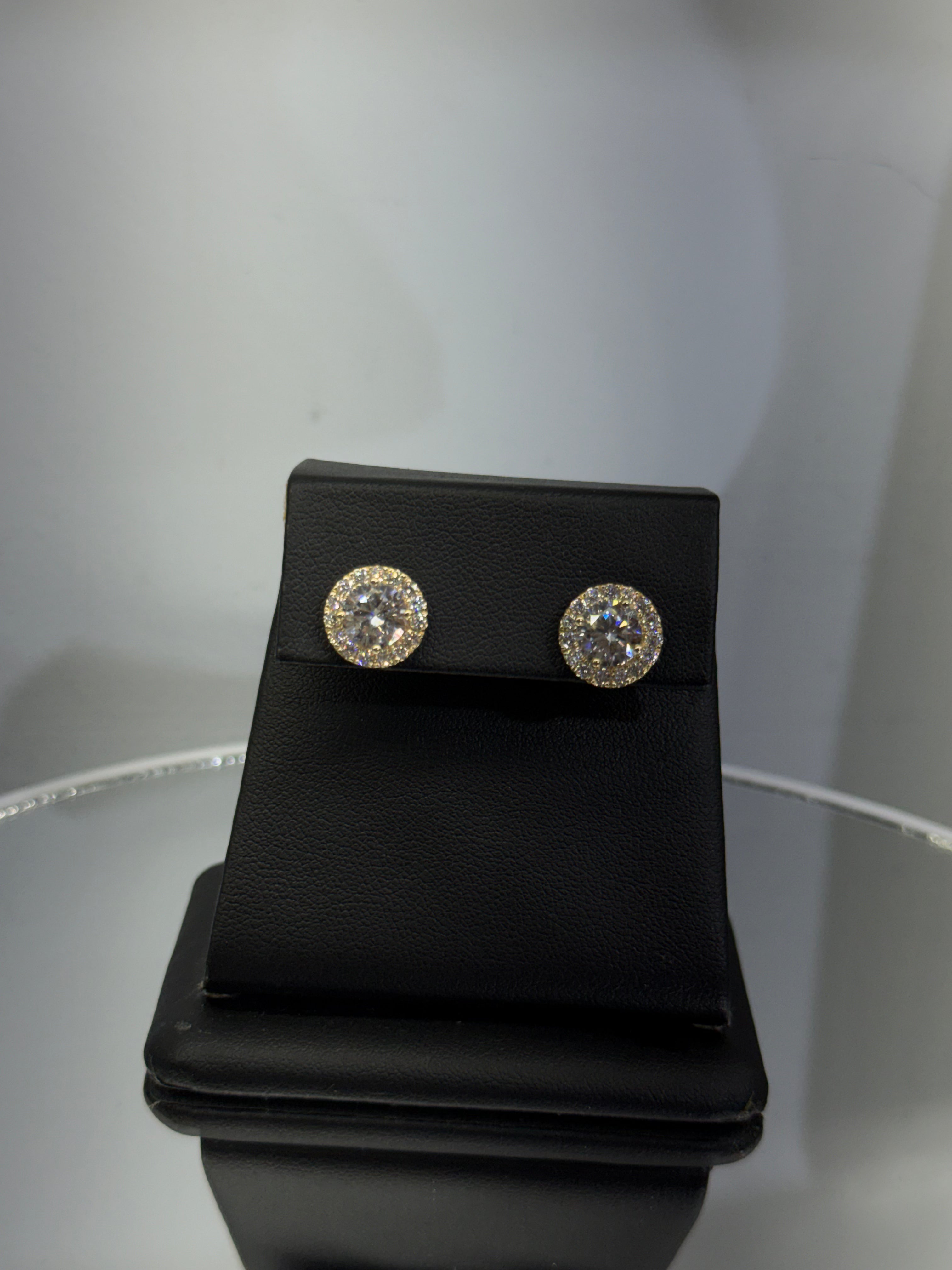 DIAMOND EARRINGS 14KT