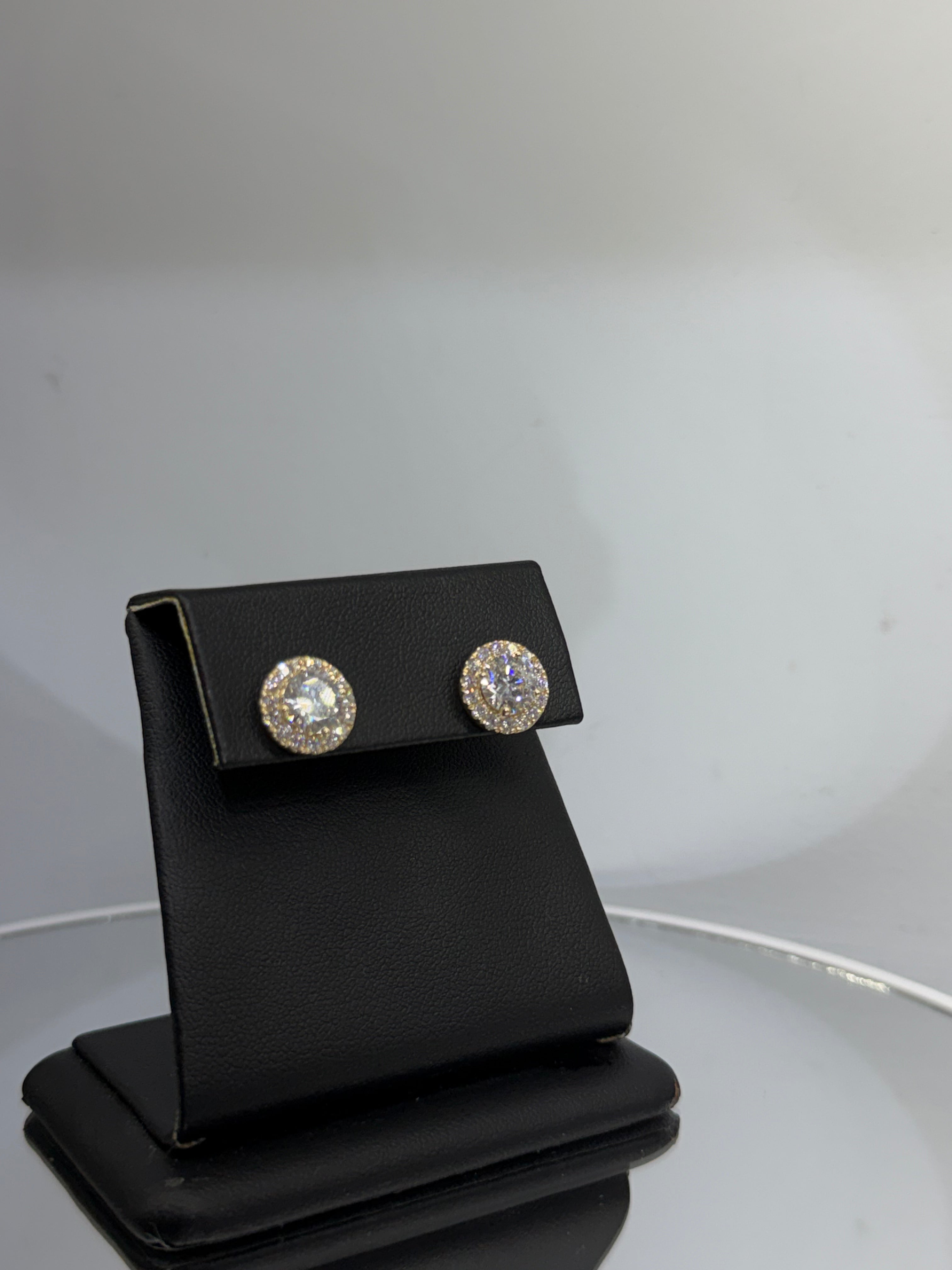 DIAMOND EARRINGS 14KT