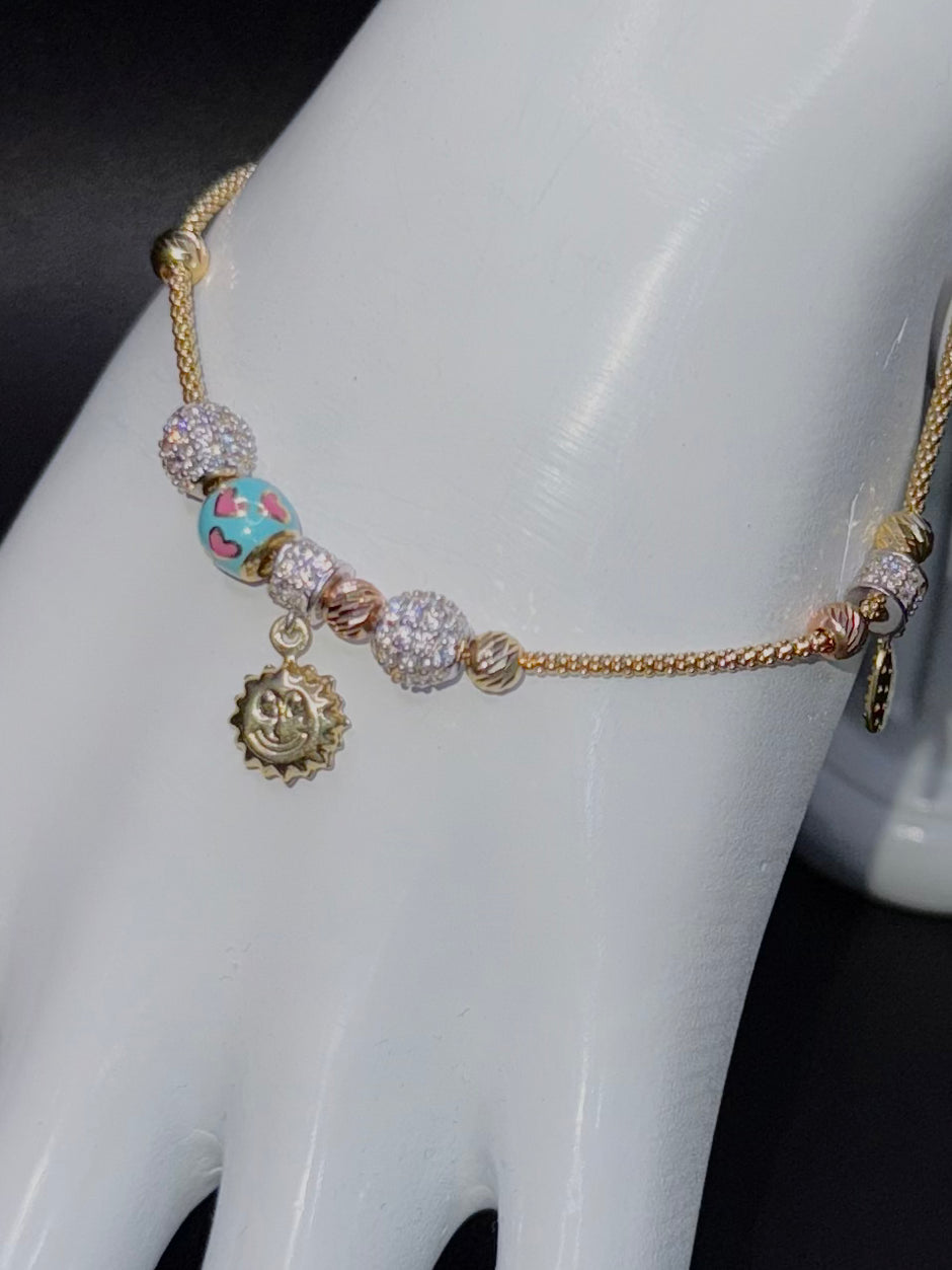 Dangling Charms Bracelet