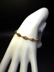 Oval Shaped Citrine Tennis Bracelet