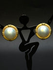 Golden Grace Pearls Earrings