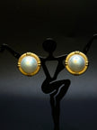 Golden Grace Pearls Earrings