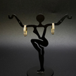 Diamond Gold Hoops