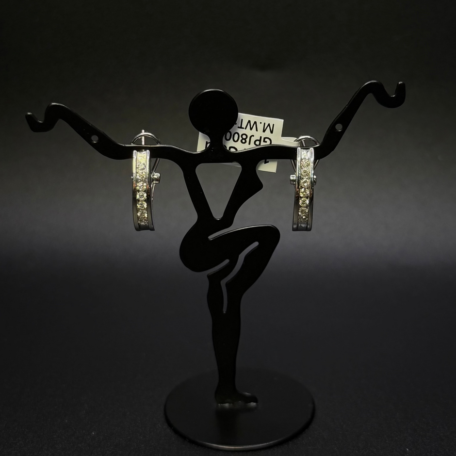 Starlight Diamond Hoops