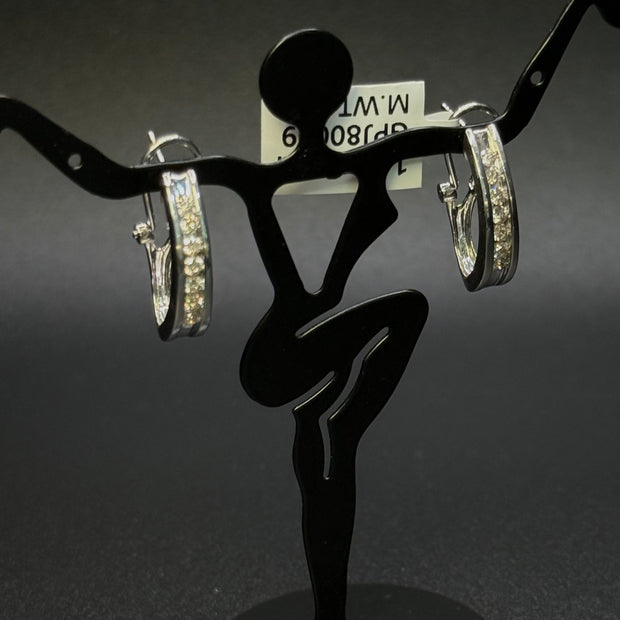 Starlight Diamond Hoops