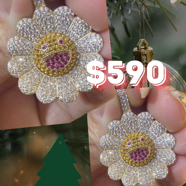 Murakami Flower Pendant