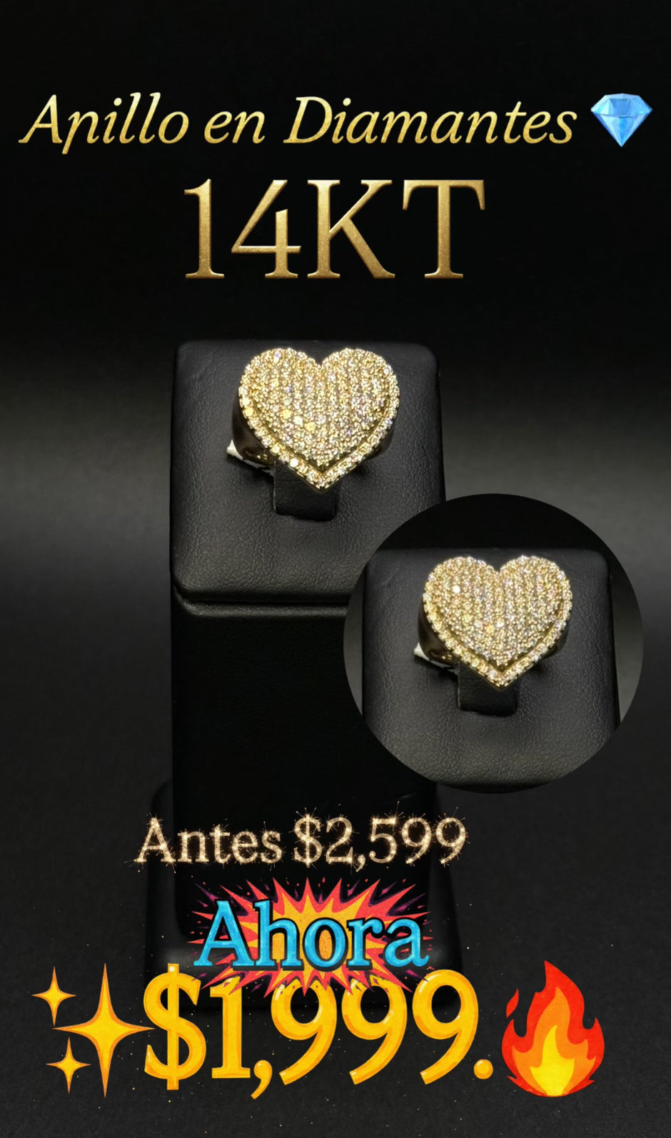 Heart Shape Diamond Ring