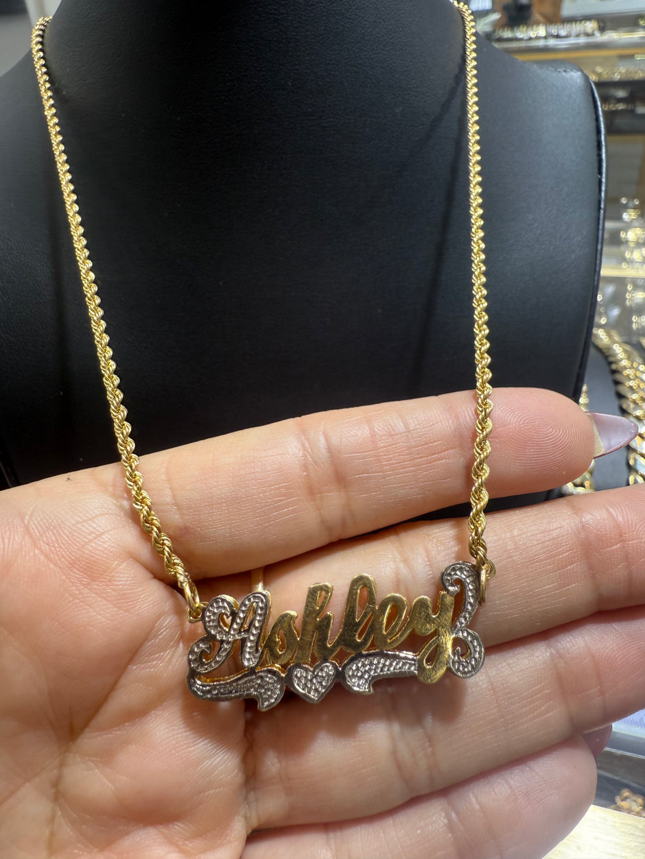 Personalized Gold Name Chain