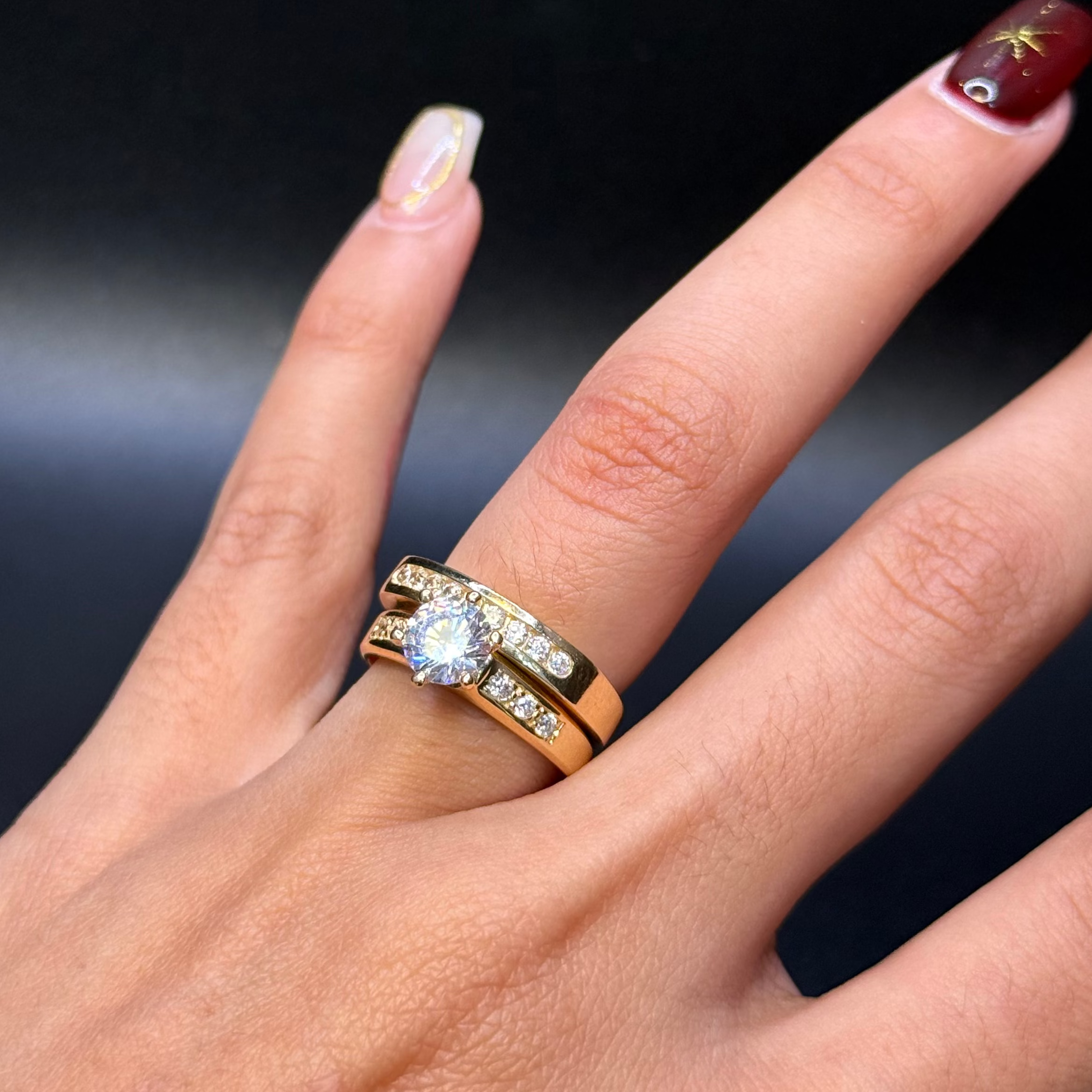 Wedding Trio Ring Set