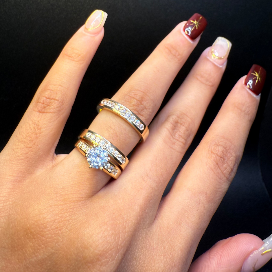 Wedding Trio Ring Set
