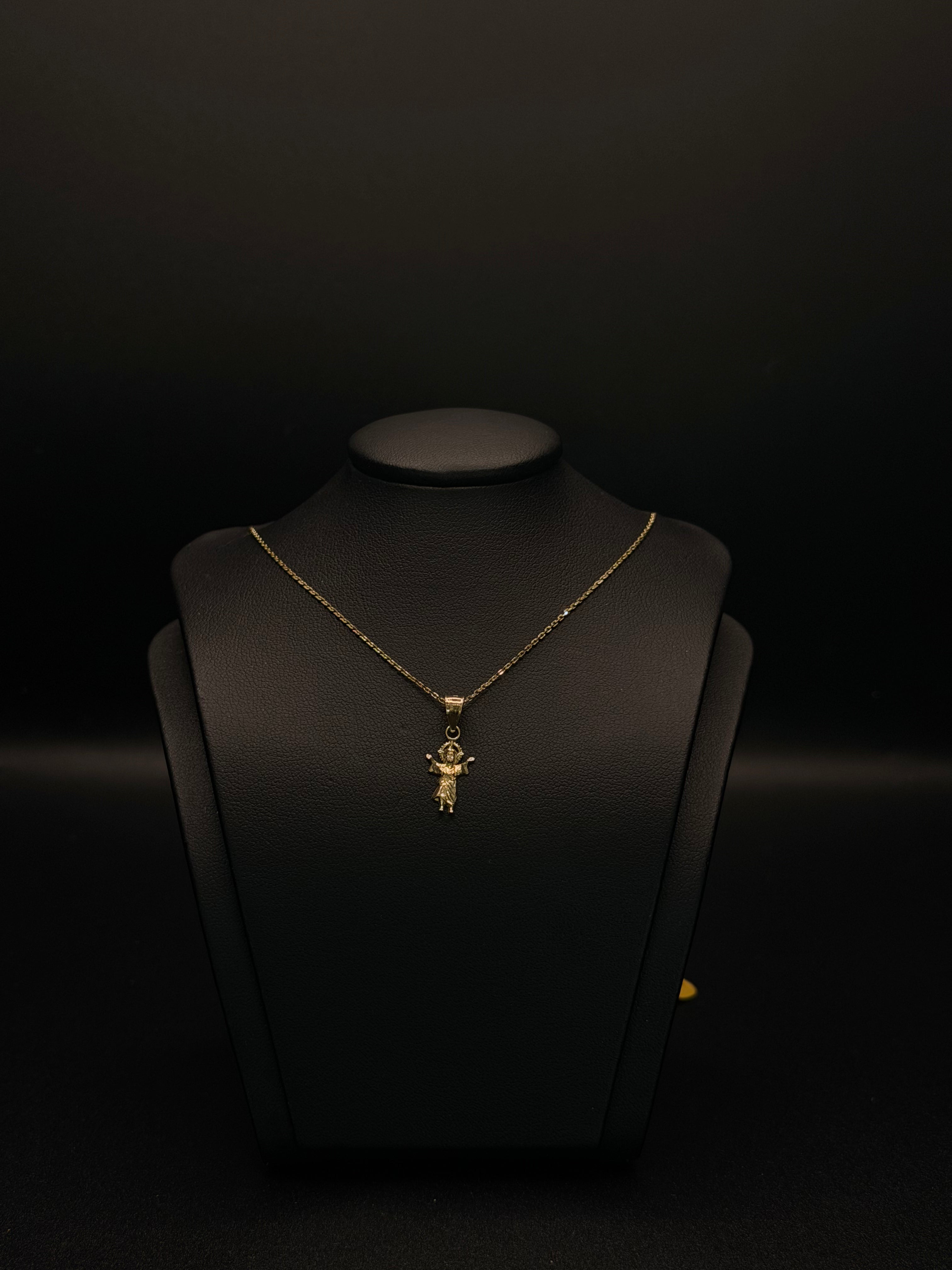 KIDS CHAIN AND PENDANT 14KT