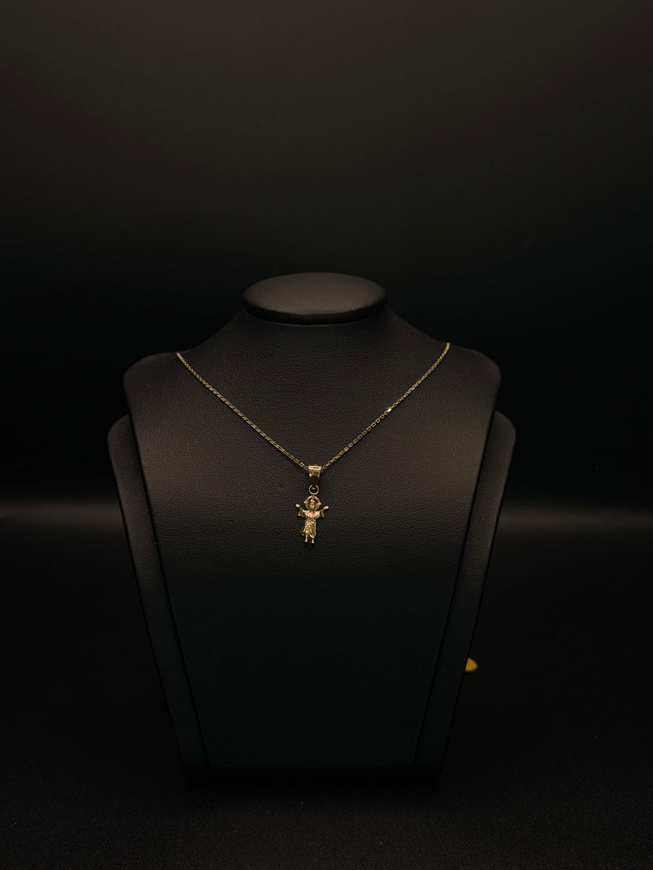 KIDS CHAIN AND PENDANT 14KT
