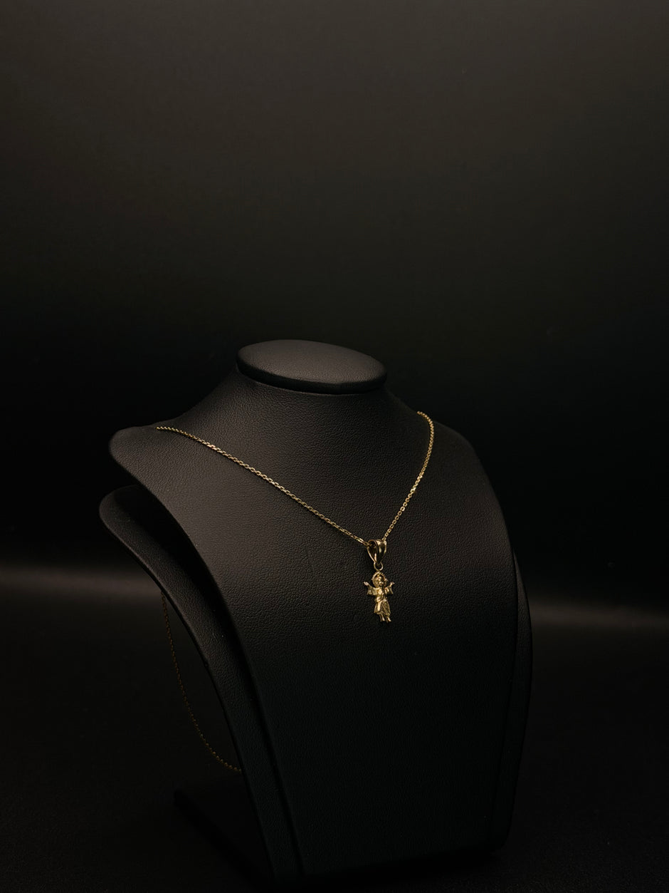 KIDS CHAIN AND PENDANT 14KT