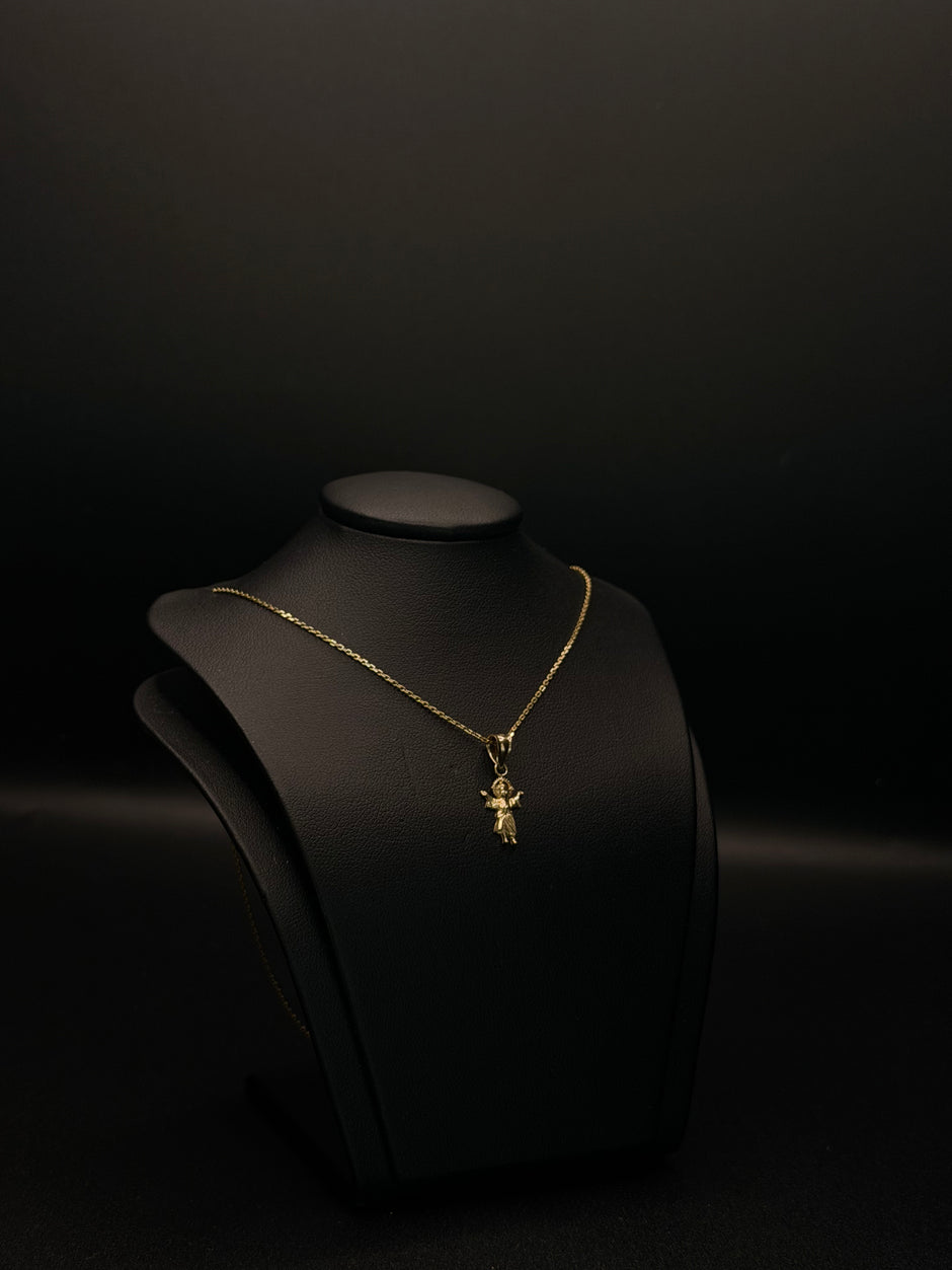 KIDS CHAIN AND PENDANT 14KT