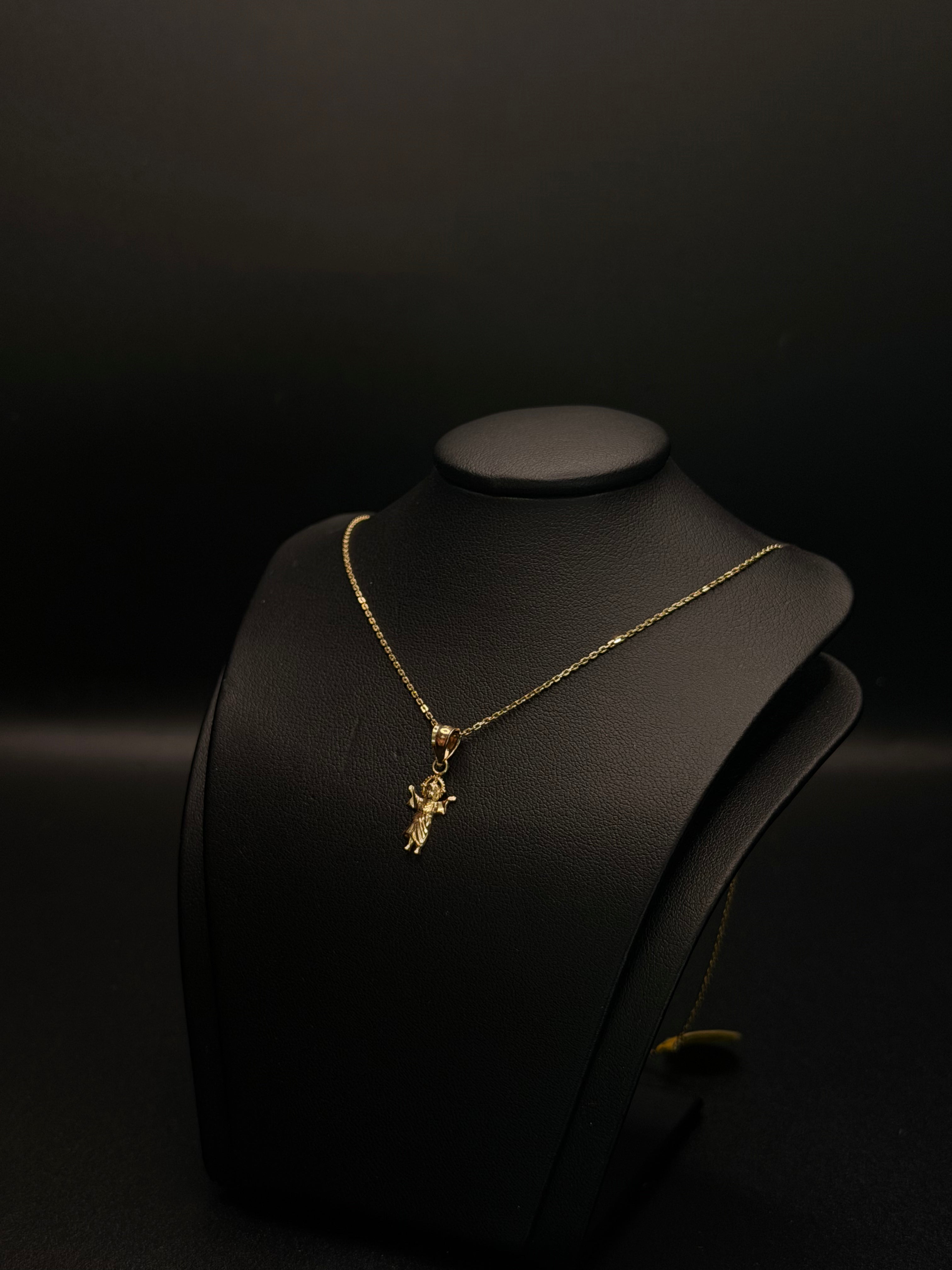 KIDS CHAIN AND PENDANT 14KT