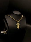 KIDS CHAIN AND PENDANT 14KT