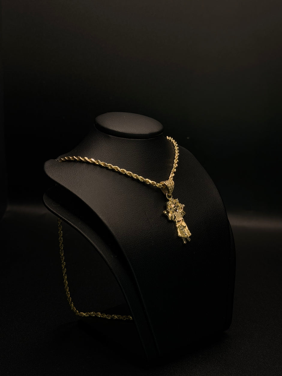 KIDS CHAIN AND PENDANT 14KT