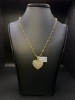 Gold Heart Pendant Necklace