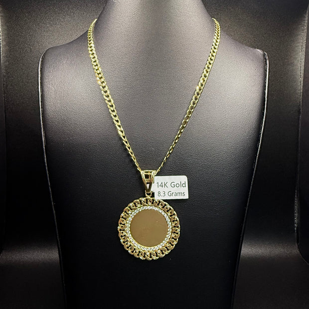 Cuban Chain with Custom Picture Pendant