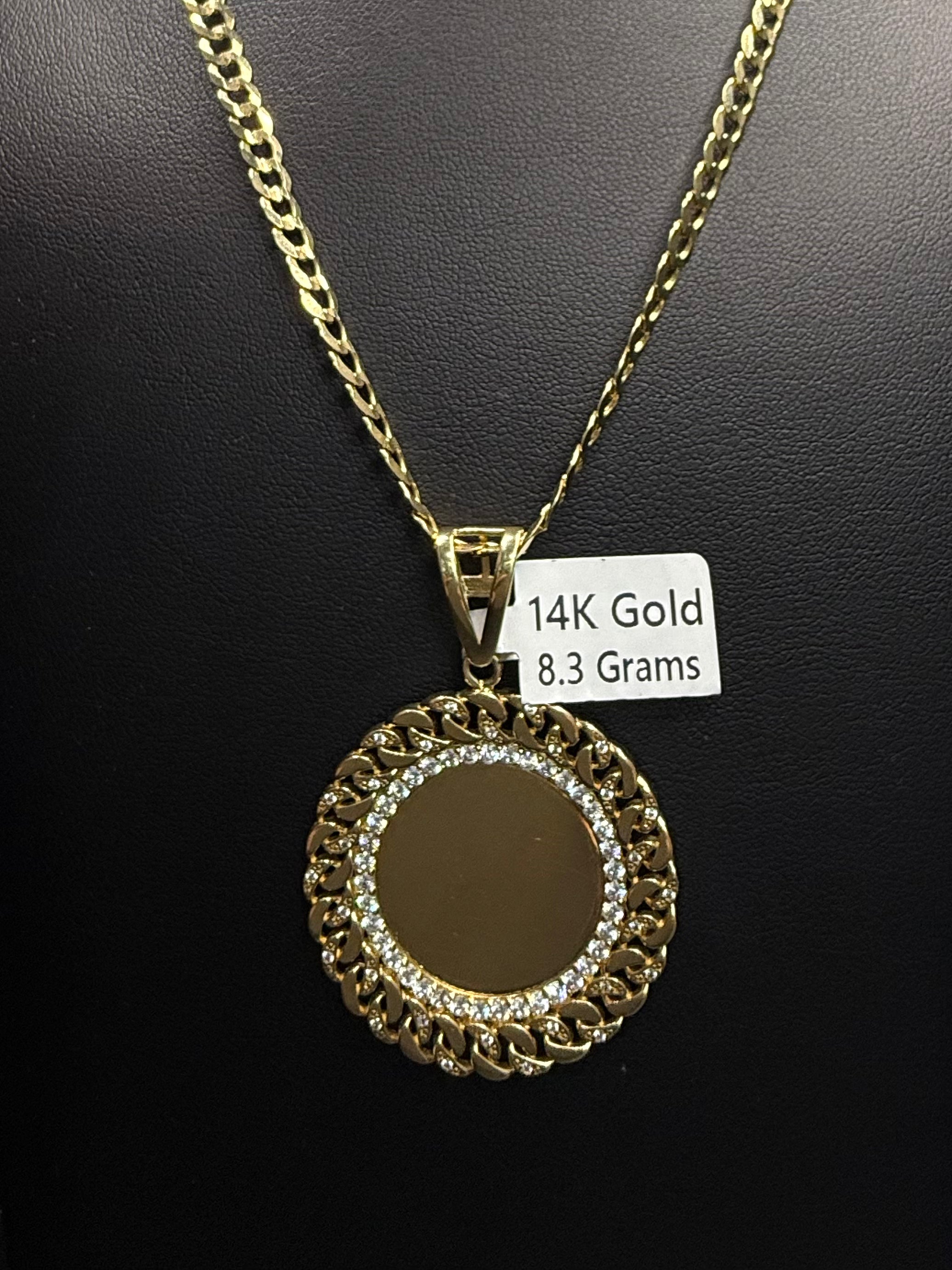 Cuban Chain with Custom Picture Pendant