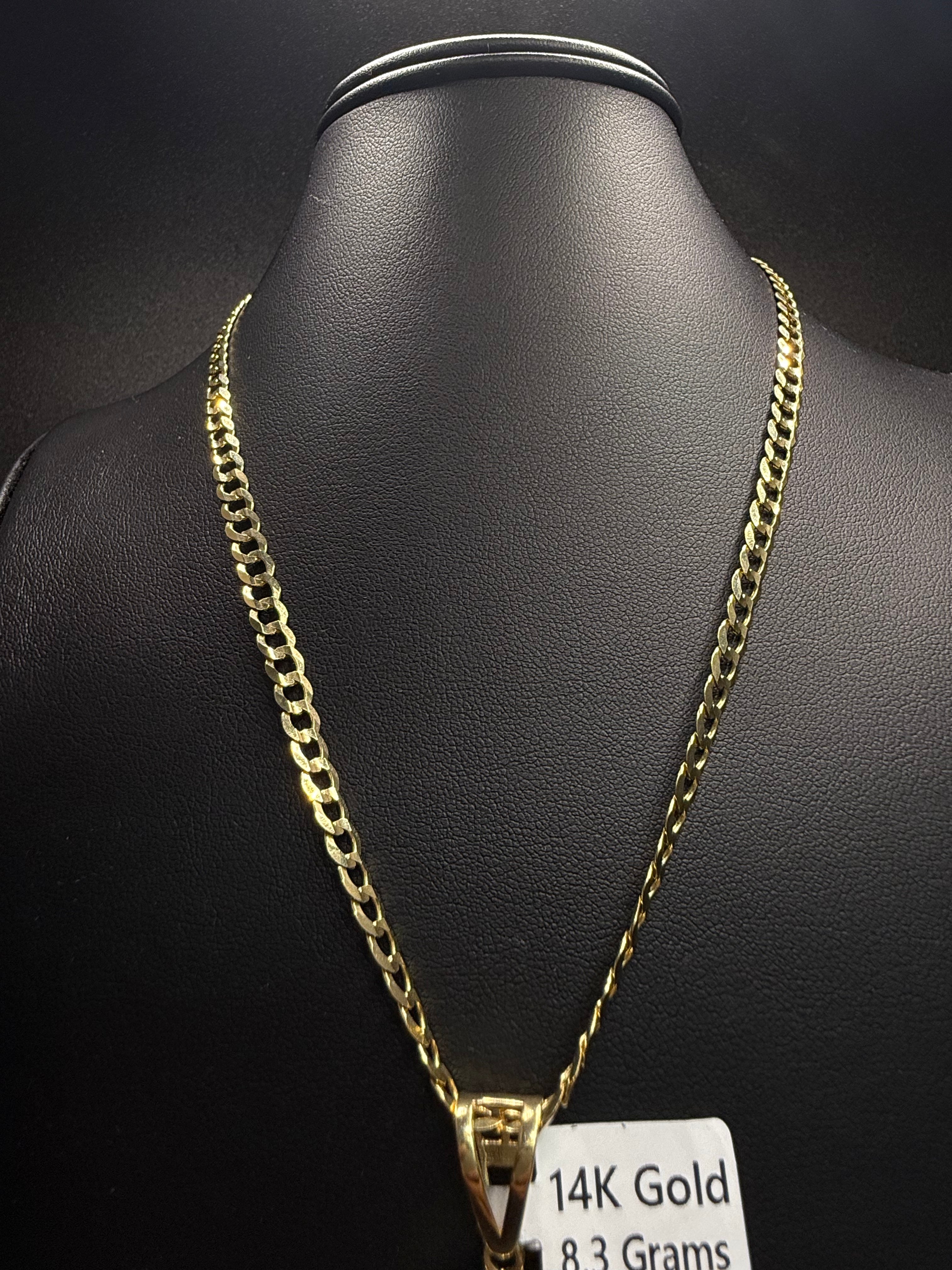 Cuban Chain with Custom Picture Pendant
