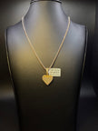Diamond Heart Shape Franco Chain
