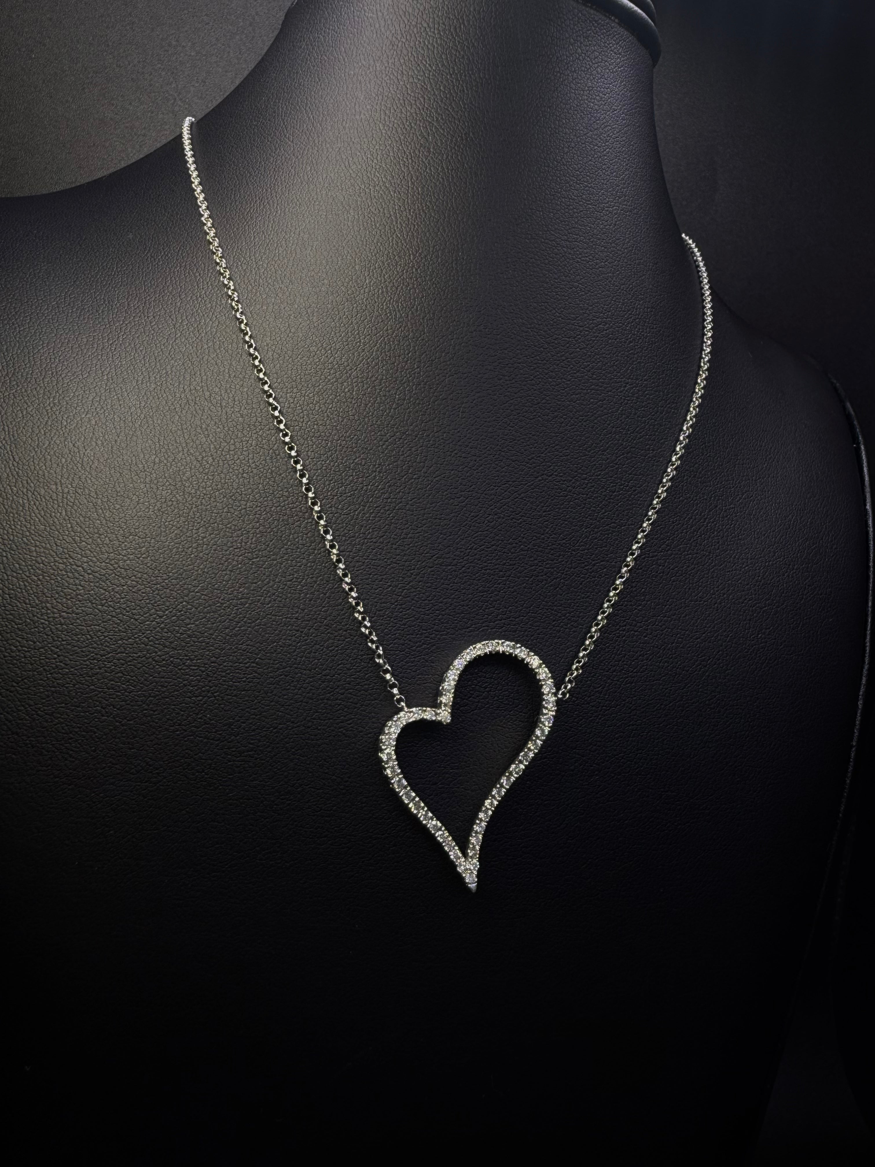 Diamond Heart Shape Chain