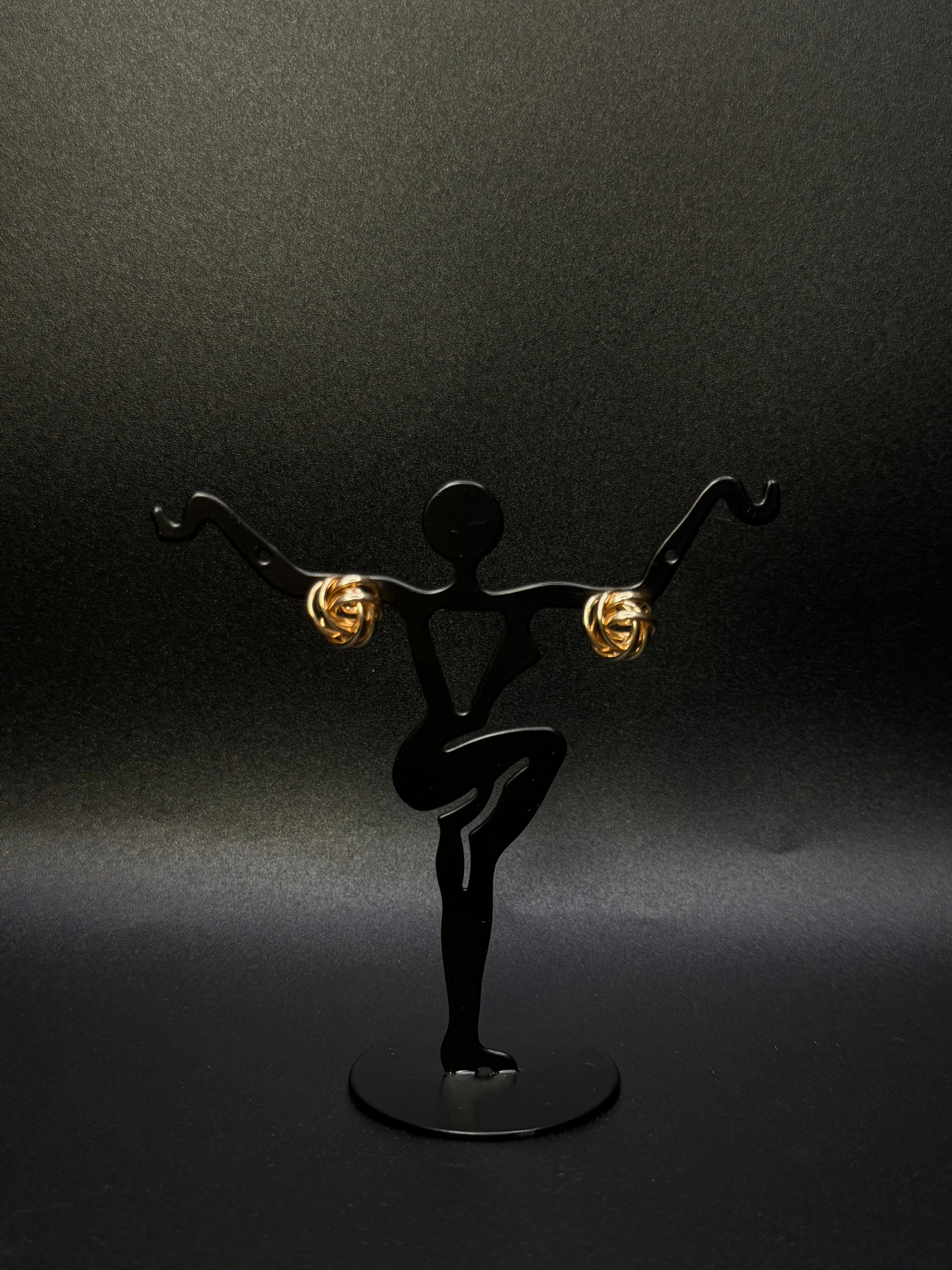 14KT Gold String Studs