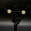 14KT Round Diamond Earrings