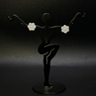 14KT Flower Diamond Earrings