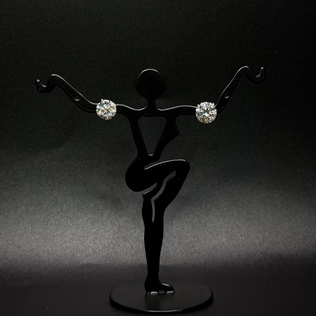 14KT Solitaire Diamonds Studs